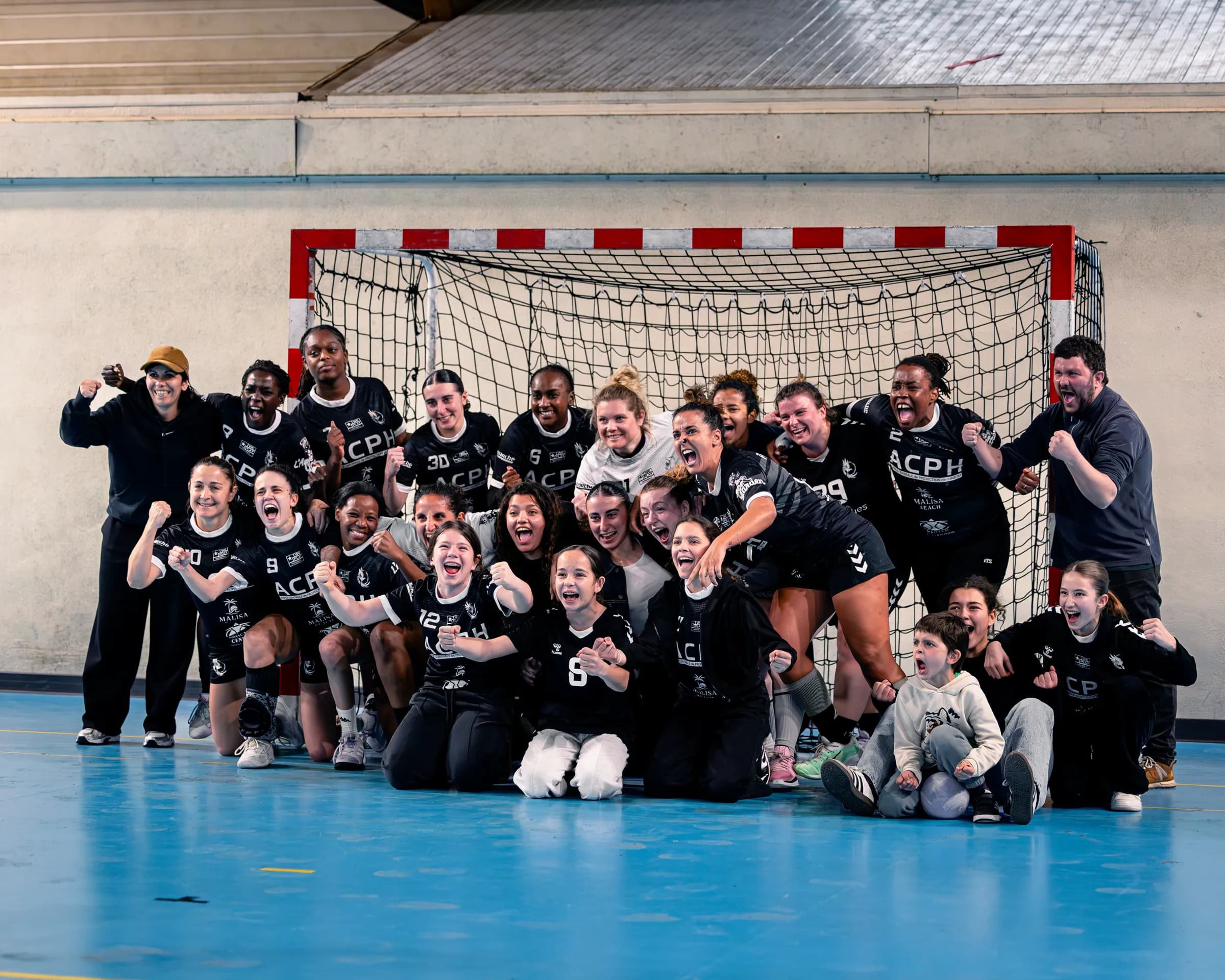L'équipe masculine du HBCB